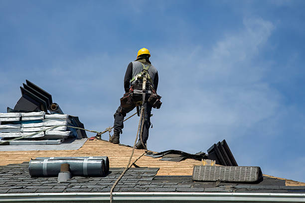 Professional Emergency Roof Repair technician working in South Yarmouth, MA